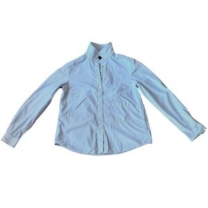 Marc by Marc Jacobs Striped Cotton Button-Down Collar Shirt - Women's M